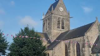 Sainte-Mère-Église 2025 82nd Airborne Paratrooper Private John Steele Ww2