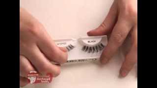 How to Apply Strip Lashes Eyelashes Extensions - DoctoredLocks.com