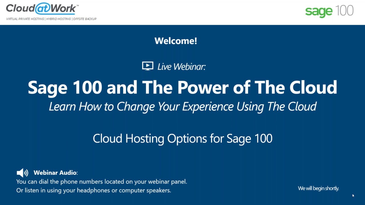 Sage 100 Cloud Hosting and The Power of The Cloud