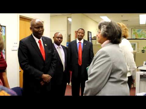 Kenya US Ambassador Elkanah Odembo Tours UMASS BOSTON 