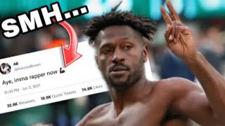 Antonio Brown Leaves Game vs Jets Full Broadcast Sequence? Steven A Smith Reacts