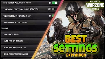 Best Settings in Warzone Mobile | Warzone Mobile Settings Explained