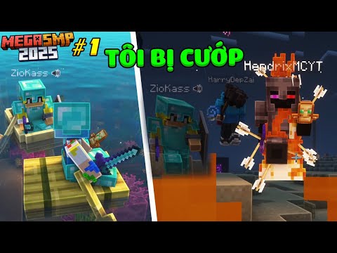 MEGA SMP 2025 TẬP 1: TÔI CHẠM MẶT BĂNG CƯỚP KHI VỪA LÊN ĐỒ MẠNH NHẤT