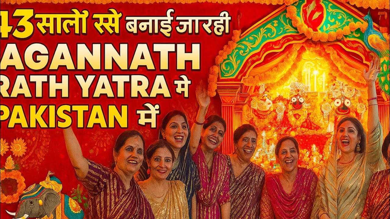 Pakistan Ki Dharti Par 43 Saal Se Chalti Aa Rahi Hai Jagannath Yatra 🇵🇰❤️🚩