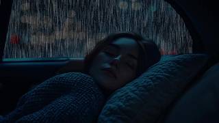 Peaceful Night Shelter with Rain Falling and Thunder Whispering in the Sky