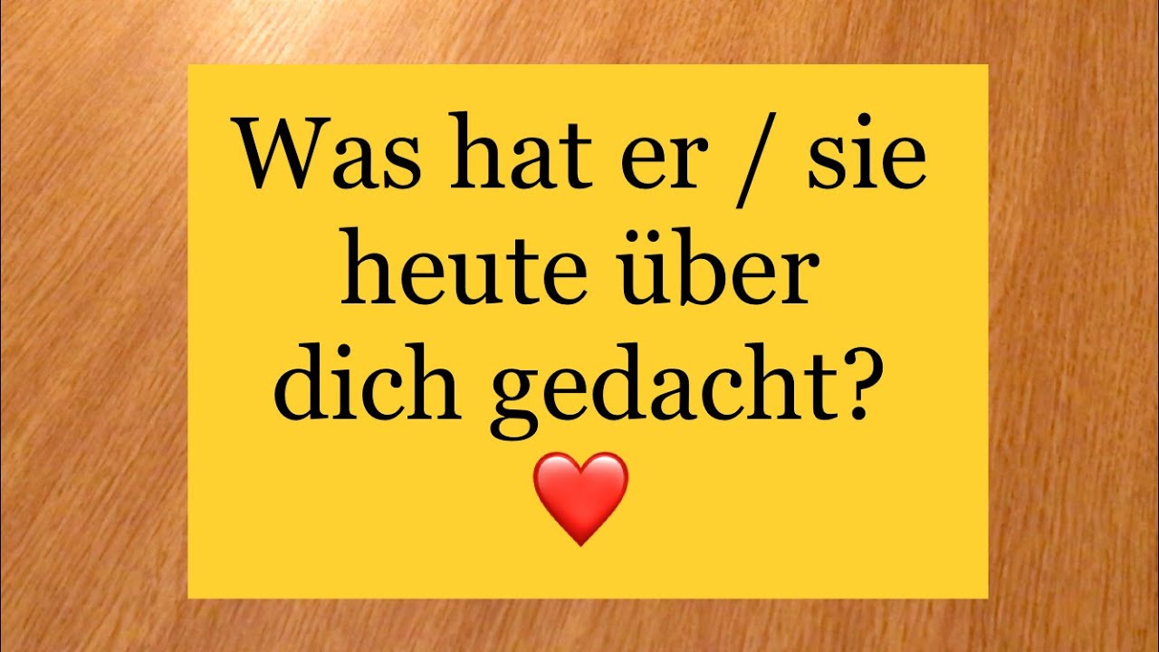 Liebesorakel: Was hat dein Gegenüber heute über dich gedacht?