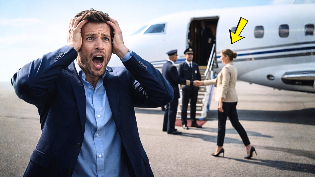 ER APPLAUDIERTE BEI DER SCHEIDUNG – DOCH WAR SCHOCKIERT, ALS SIE IN DEN MILLIONÄRSJET STIEG