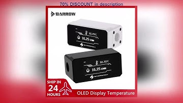 A must-have product! Barrowch Computer Digital Display Water Thermometer,Liquid Build Flow Meter S