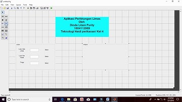 APLIKASI PERHITUNGAN LIMAS Menggunakan Guide Matlab Oleh Dinda Litani Purity