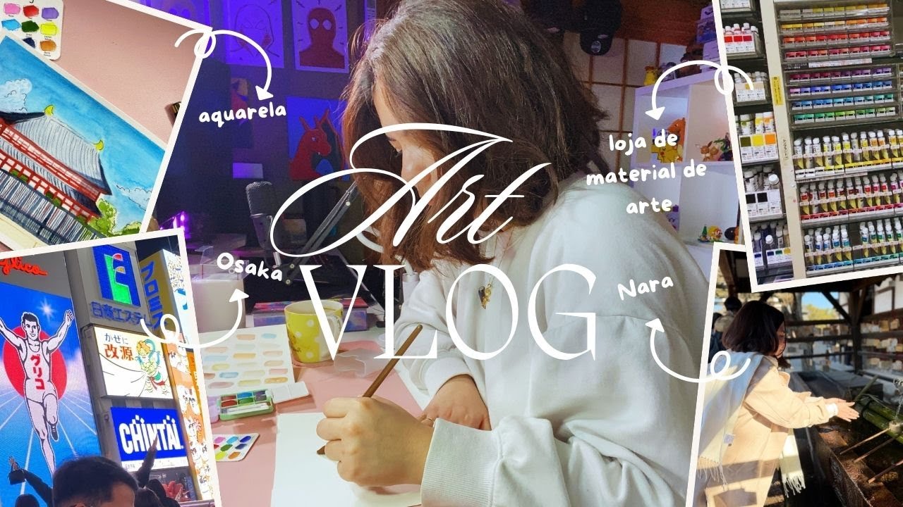 descobri uma loja de material artístico | testando aquarela baratinho