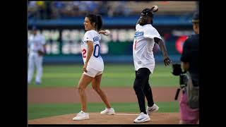 KEVIN HART and KOURTNEY KARDASHIAN At The Dodgers Game - August 3, 2018 [PICS \& VIDEO]