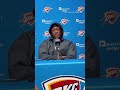 Jalen Williams reacts to Grayson Allen dust-up in Thunder-Suns NBA Cup game