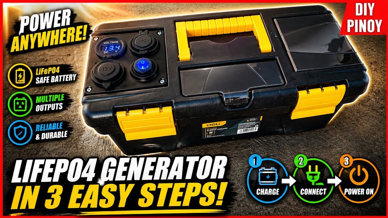 The Best DIY Portable Generator For Beginners in 3 Easy Steps - YouTube