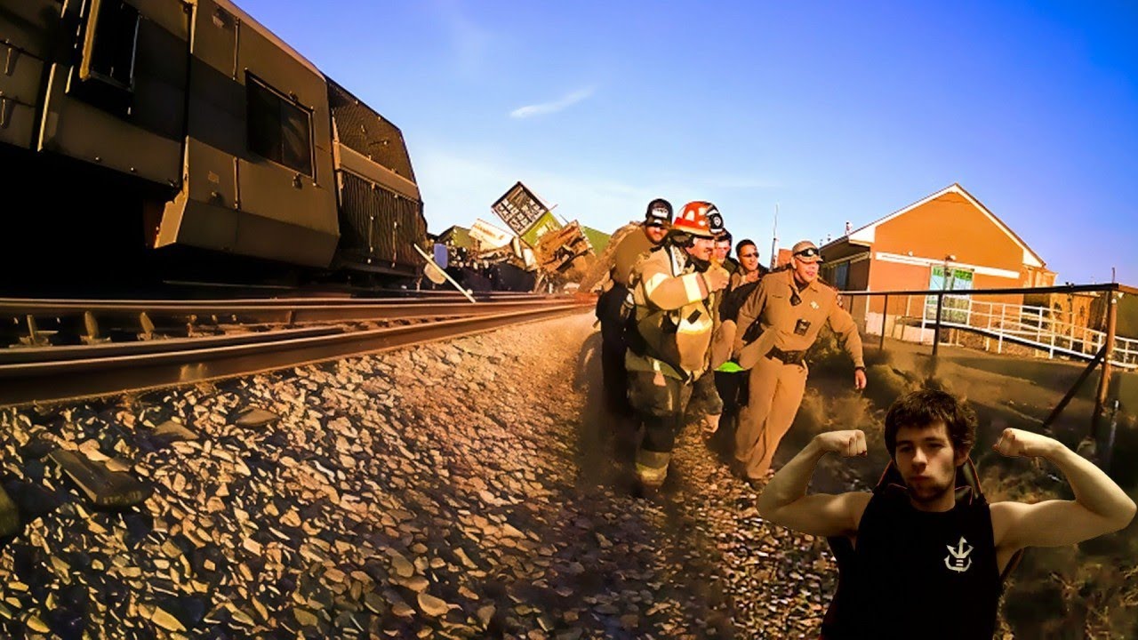 Полиция отреагировала на железнодорожную катастрофу с большим количеством пострадавших.