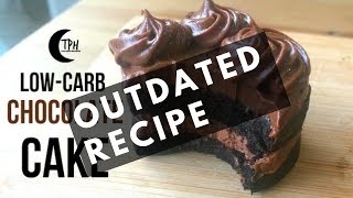 Keto chocolate cake outdated recipe | low-carb moist