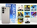 Tecno Camon 50 Pro 8+ Games Test - PUBG/COD/Genshin/Asphalt/FreeFire/New State
