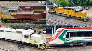  Traffic in #FTVM! Tren interurbano #CAF Heritage #CPKC &amp; servicios locales #HLCX #RSEX 