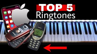 Top 5 Ringtones of all time - Recreated on Piano screenshot 4