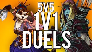 5V5 1V1 DUELS! THESE DUELS ARE INSANE! - WoW: Battle For Azeroth 8.2 (Livestream)