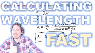 How to Calculate Wavelength of Light | Chemistry Homework in 3 MINUTES