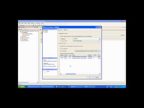 How to Restore a Database on MS SQL Server