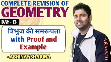 Symmetry of Triangle | Geometry | Day - 13 | By Abhinay Sharma (Abhinay Maths)