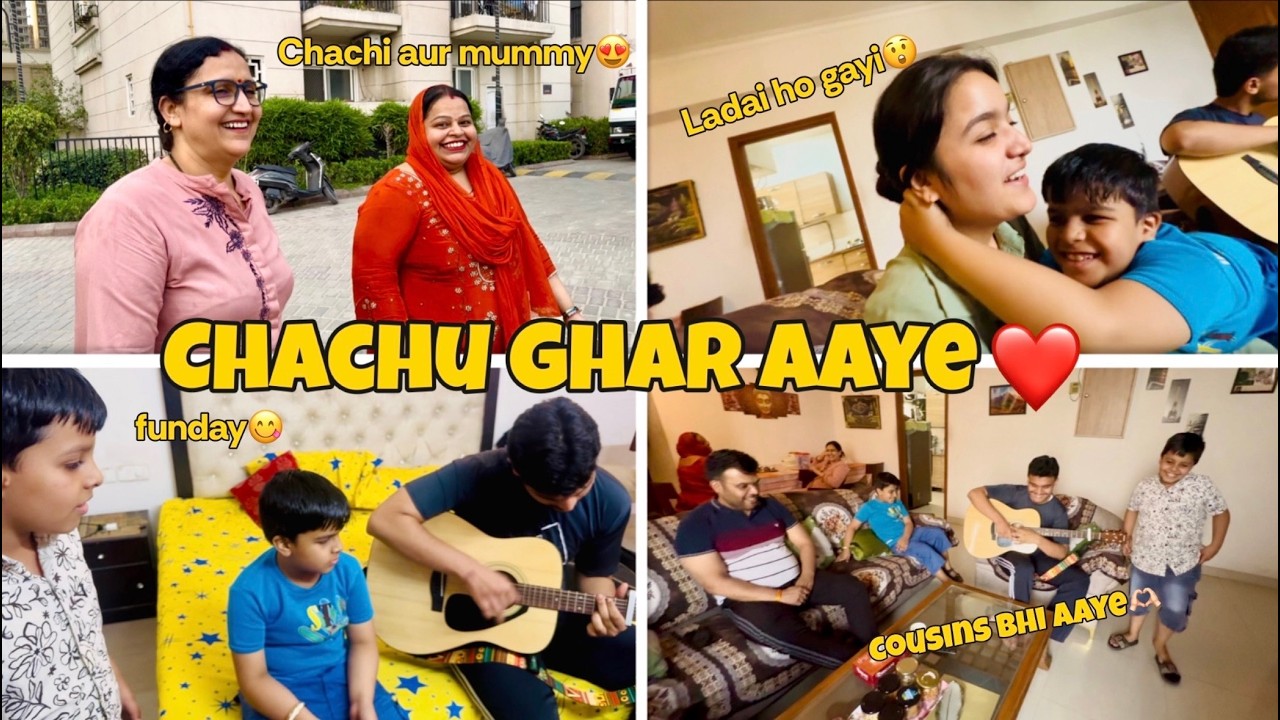 Chachu Ghfar Chachu ghar aaye ️ aur ladai ho gayi 😲 | Day 4 of 30 days 30 videos ...