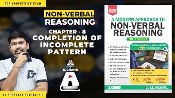 Completion of Incomplete Pattern | A Modern Approach to Non Verbal Reasoning | S Chand Academy
