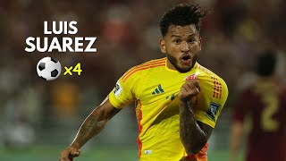 Los 4 goles de Luis Suarez frente Venezuela | Colombia vs Venezuela | HD