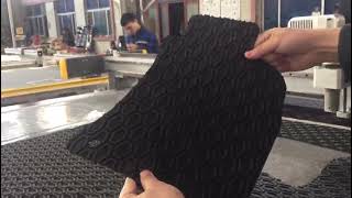 Rubber CNC Cutting Machine Flatbed Car floor mats cnc cutting table   digital cutting system