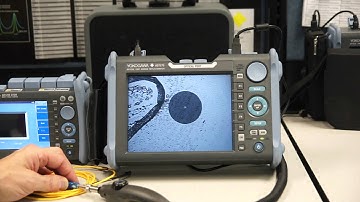 How to Inspect an Optical Fiber Using the Yokogawa AQ7275 OTDR Fiber Scope
