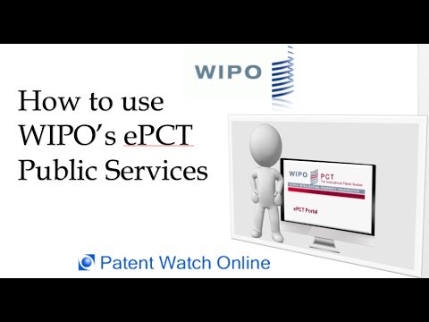 WIPO ePCT Public Services