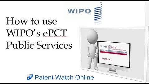 WIPO ePCT Public Services