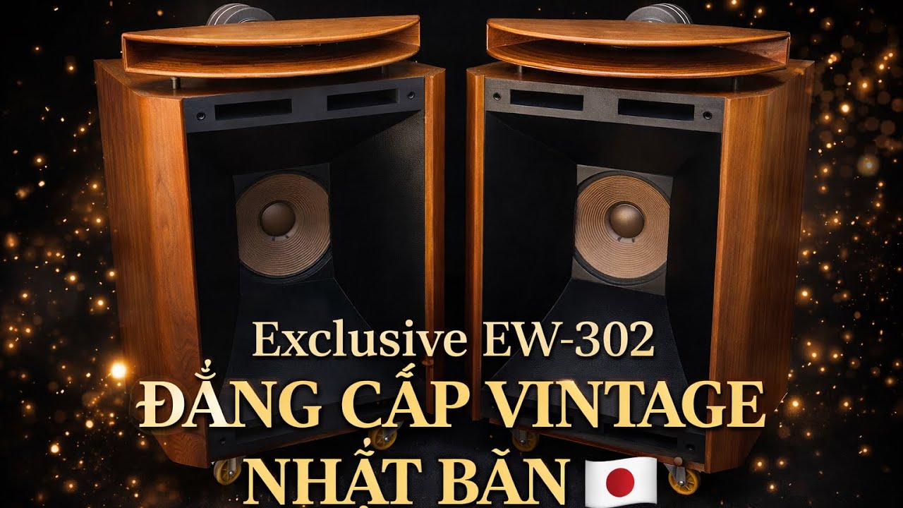🎯 Exclusive EW-302 – Huyền thoại loa Nhật Bản | Chất âm Vintage