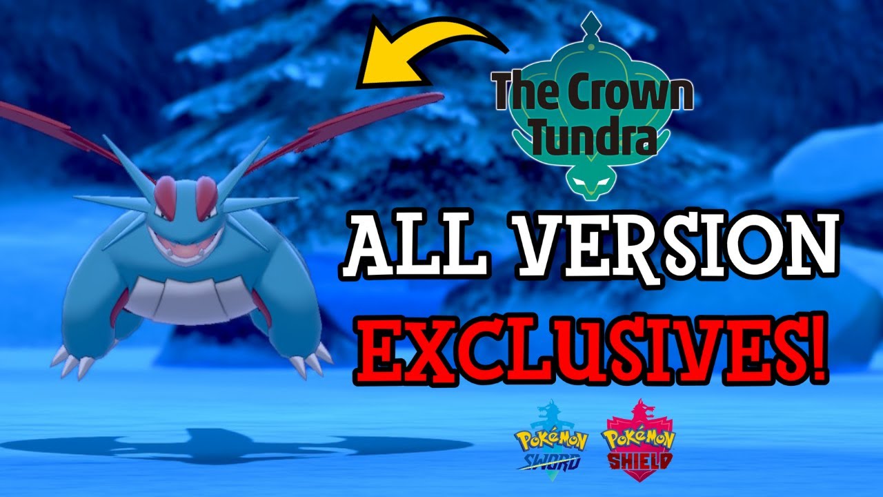 Todos os Pokémon exclusivos de cada versão da expansão The Crown