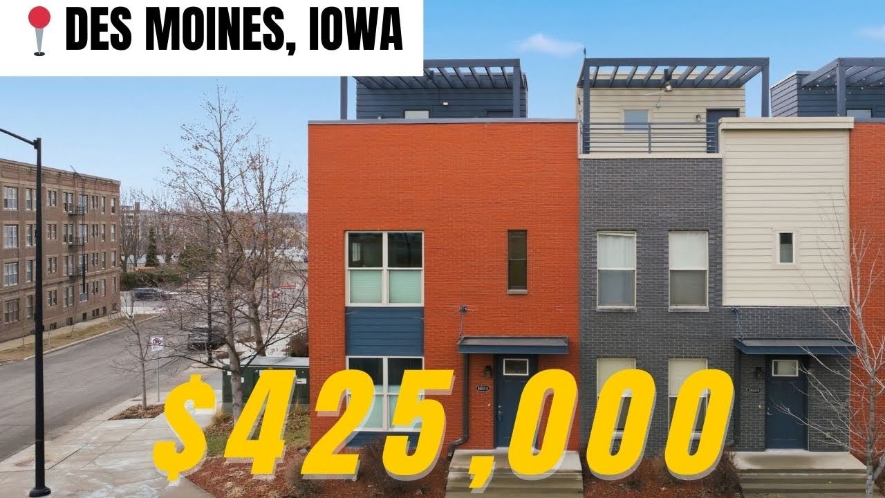 Downtown Des Moines, Iowa Townhouse for Sale!!!