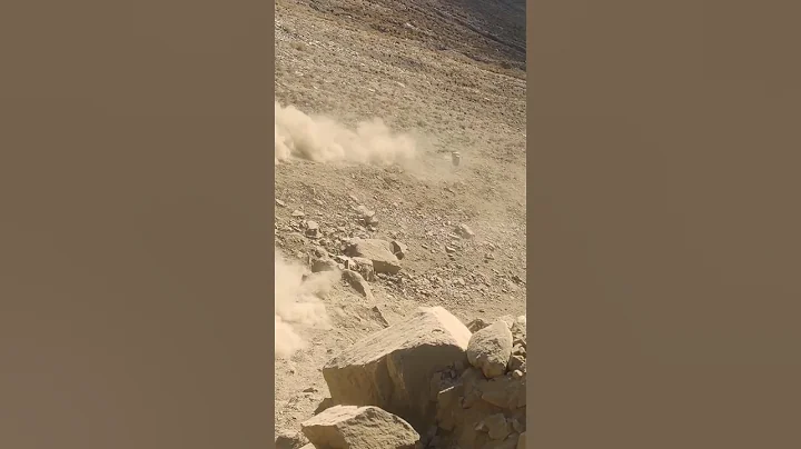 Massive Rock Avalanches - Force Excavation in Northern Pakistan #shorts #shortsfeed #rockfall