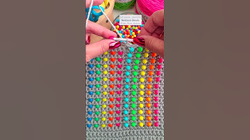 How to Crochet with Beads #shorts