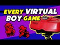 Virtual Boy 1995 Library Trying All 14 Games Virtual Boy 1995 Library Trying All 14 Games