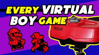 Virtual Boy (1995) Library | Trying all 14 Games