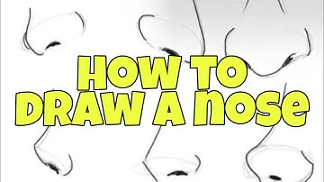 How to Draw Nose | VERY EASY For KIDS