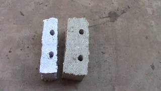 **Bio Briquettes**...How to make a thicker... denser brick!!