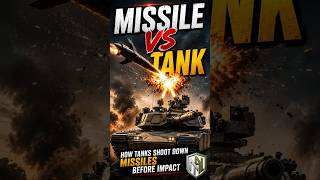 🚀 How Tanks Shoot Down Missiles Before Impact | Military Technology Explained #Shorts