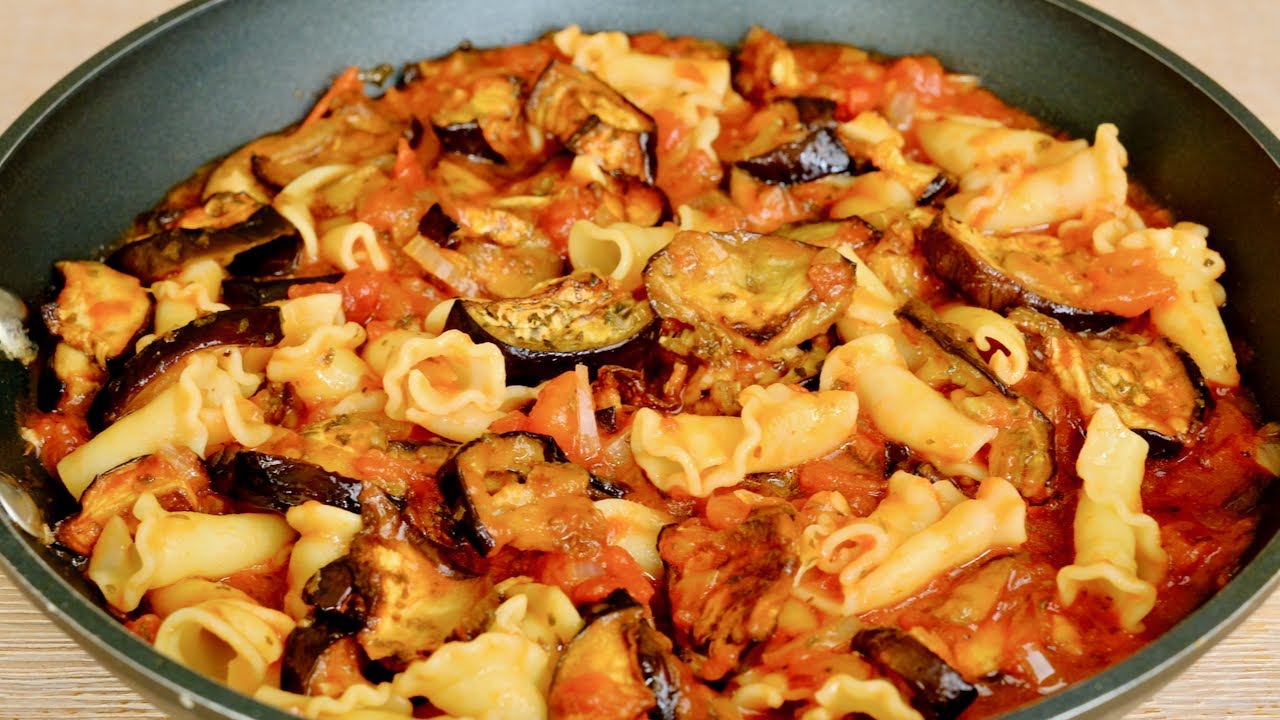 Incredibly delicious eggplant pasta! New eggplant recipe you should try!