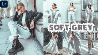 Soft Grey Preset | Free DNG | Free Lightroom Mobile Preset Tutorial |