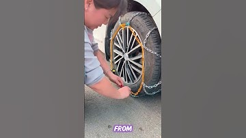 nnovative Automatic Tire Chains Provide Instant Traction for Winter Driving#shortsfeed #shortsviral