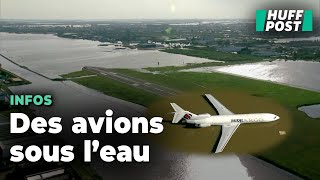 Avions Noyés Et Pistes Sous-Marines Au Brésil Un Aéroport Submergé Par Les Eaux