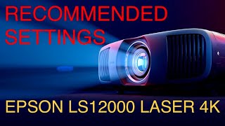 Epson LS12000 Recommended Settings