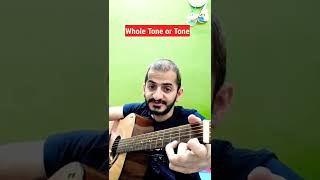 What is Whole Tone Semitone in Music? #shorts #music #guitar #ramanujmishra_