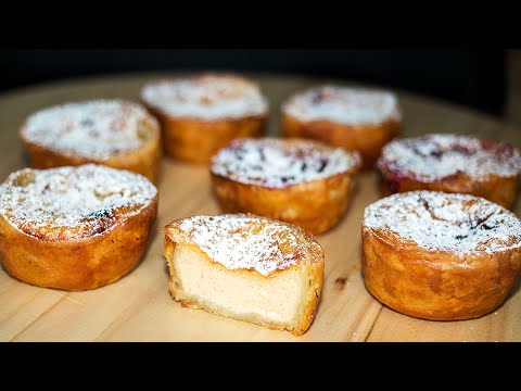 Португальские Пирожные с Заварным кремом и Хрустящей Корзинкой Pasteis de Nata